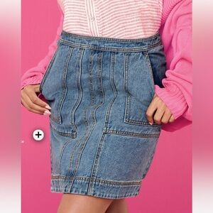 CAbi Speedway Skirt Style 6571 with Metal Back Zipper 100% Cotton